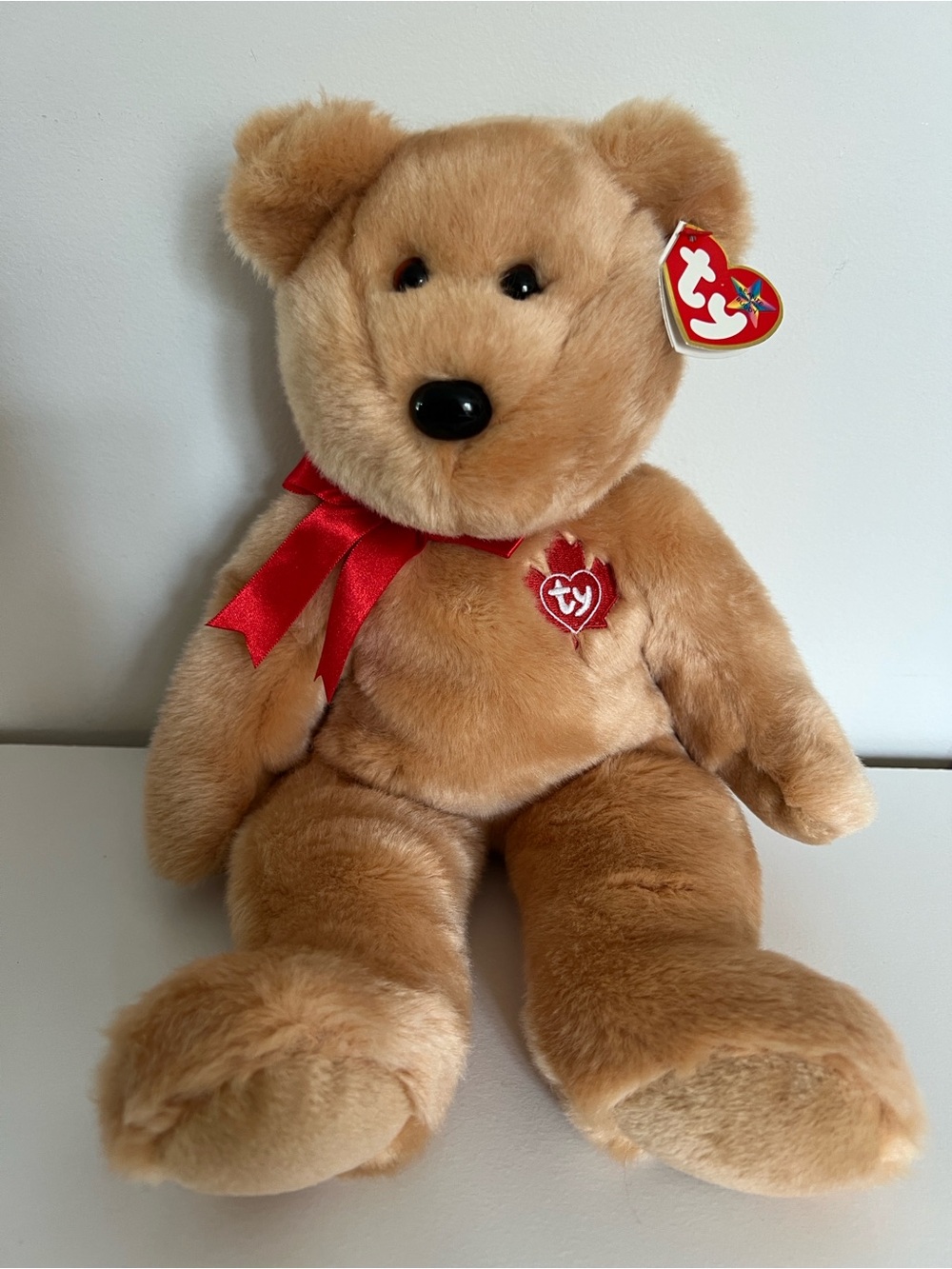 VINTAGE TY Beanie Buddy’s 14” True Canadian Bear 🇨🇦 2006 NEW OLD STOCK! RARE Y2K